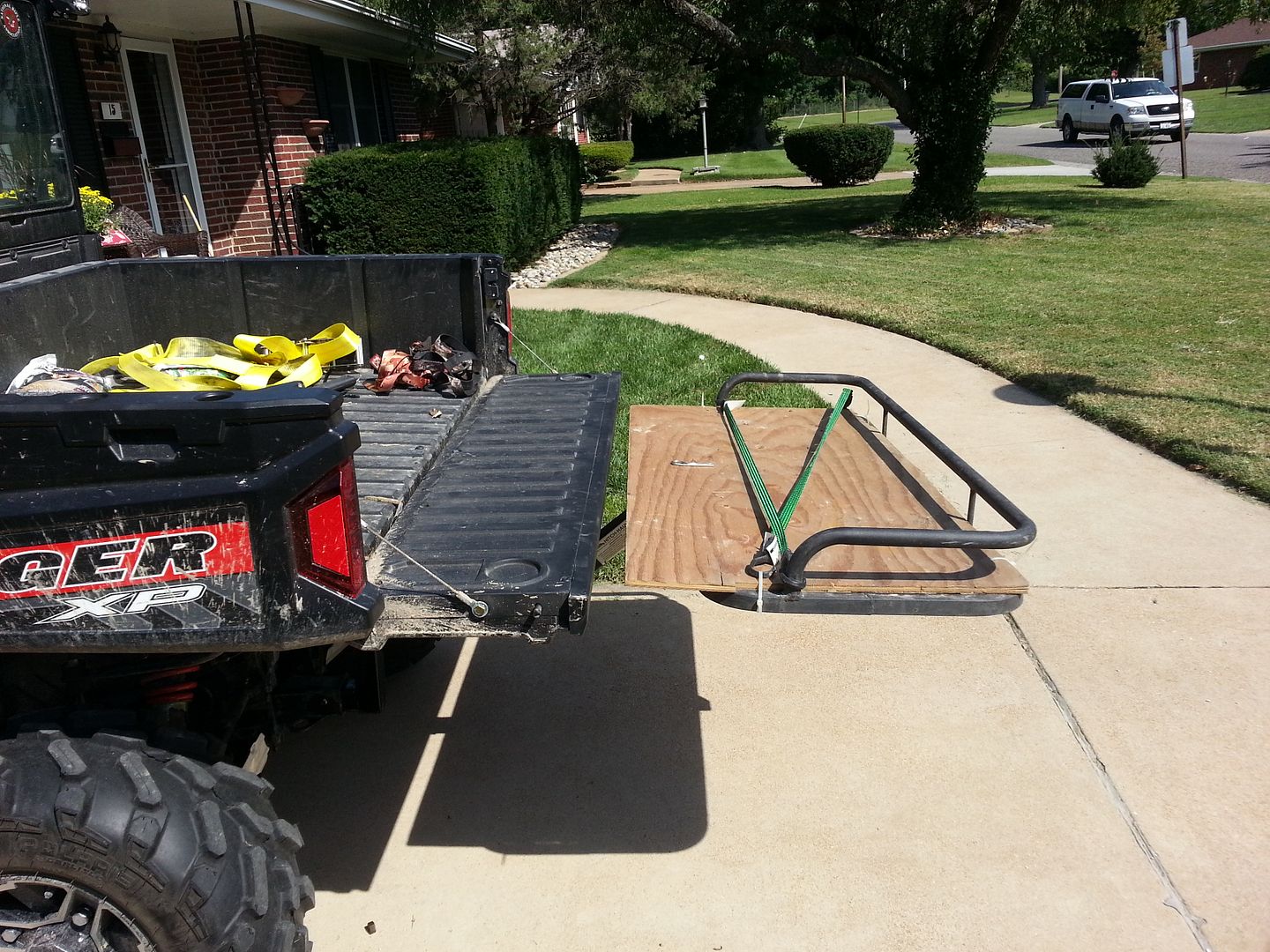 modified hitch hauler/bed extender PRC Polaris Ranger Club